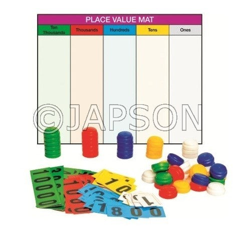 Place Value Game with Counters for School Maths Lab Place Value Game with Counters for School Maths Lab